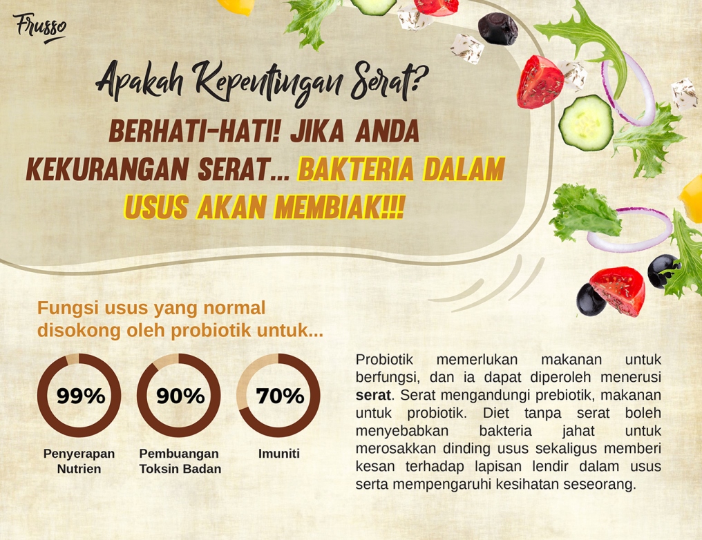 Wellous Frusso WellnessMall.com.my - dietary fiber contans prebiotis the food for probiotic 